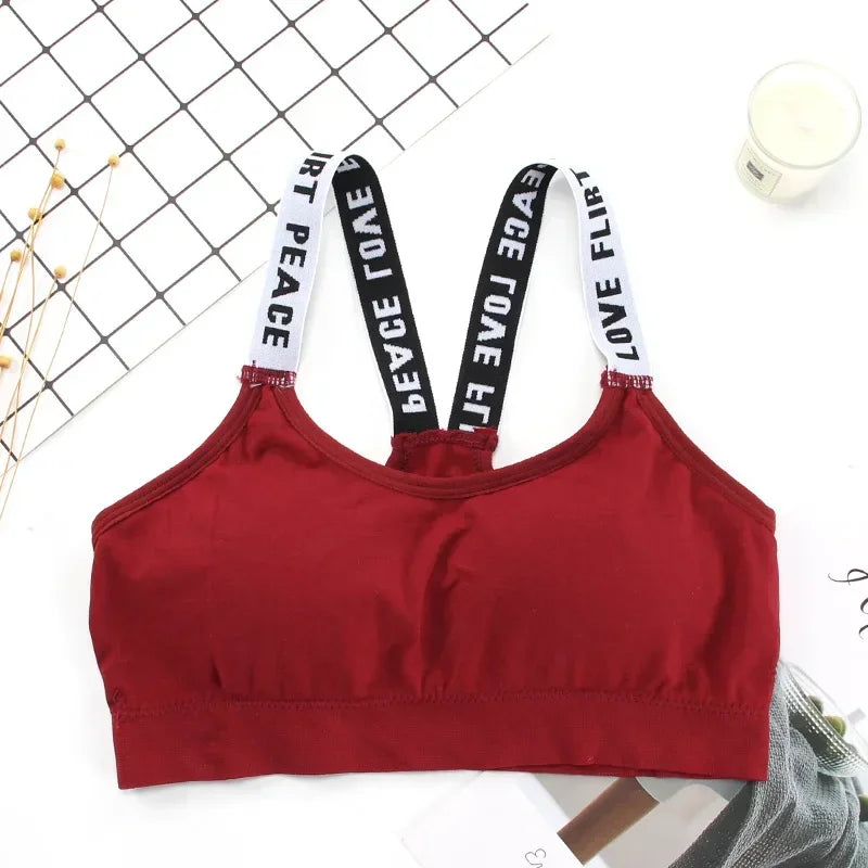 Women Sports Top Vest Sleeveless Bra Pads Lingerie Sexy Woman Push Up Beauty Bralette Wrap All-In-One Women's Tube Top Summer Zen Fit Plus