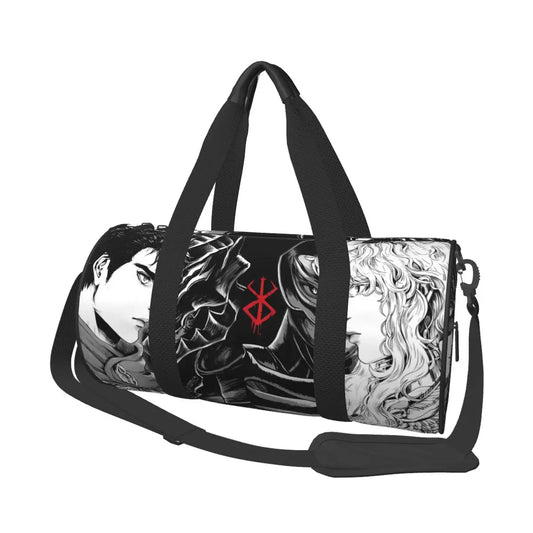 Japanese Anime Bereserk Printed Sports Bags Fashion Cool Training Gym Bag Large Cute Handbags Couple Design Outdoor Fitness Bag Zen fit plus