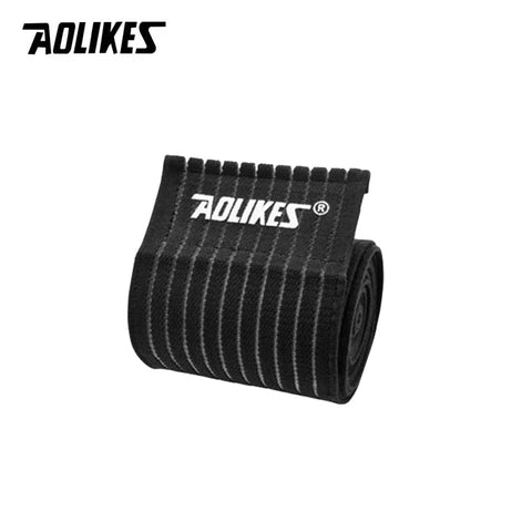 AOLIKES 1PC 40-180cm Compression Bandage Protector Knee Support Brace Sports Elastic Elbow Straps Leg Bands Bandage Workout Wrap Zen fit plus