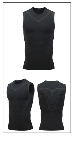 Compression Tank Top Men Gym Shirt Sleeveless Quick Dry Printing Sportswear Male Fitness Bodybuilding Vest Workout Muscle Top - Zen Fit Plus