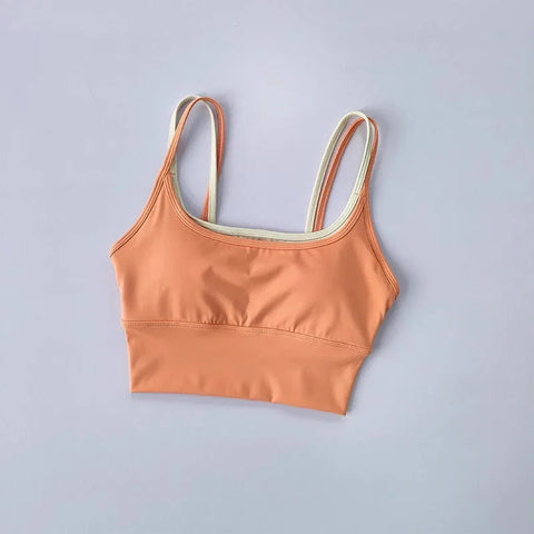 Shockproof Sports Bra for Women Slim Elastic Fitness Underwear  Gym Breathable Yoga Crop Top Sportswear Zen fit plus