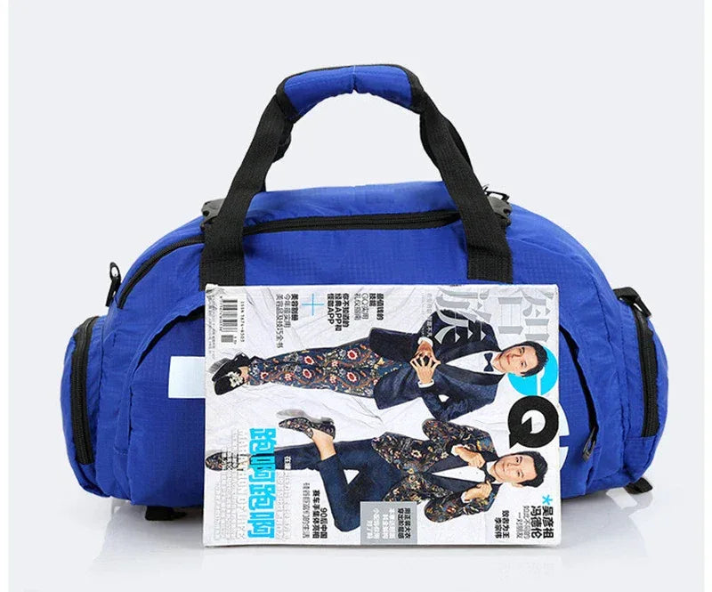 T90 Gym Backpack Women Fitness Travel Boston Trip Luggage Handbag Sports Shoe Shoulder Duffle Weekend Big Cross Tote Bag for Man - Zen Fit Plus