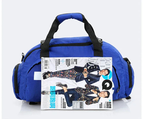 T90 Gym Backpack Women Fitness Travel Boston Trip Luggage Handbag Sports Shoe Shoulder Duffle Weekend Big Cross Tote Bag for Man - Zen Fit Plus