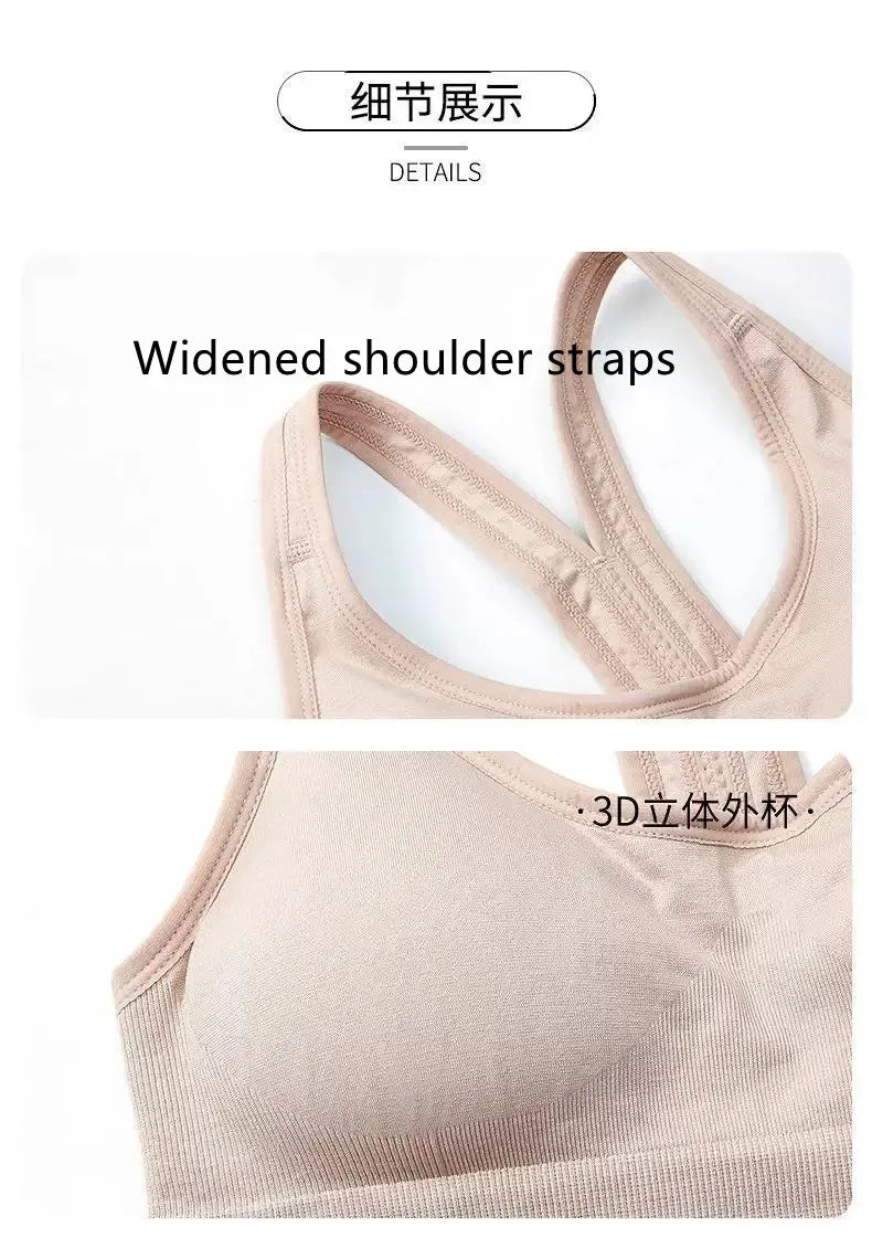 Tank Top Women Gym Women Corset Sports Bra Push Up Crop Top Fitness bra Hollow Breathable Sexy Running Athletic Sportswear - Zen Fit Plus