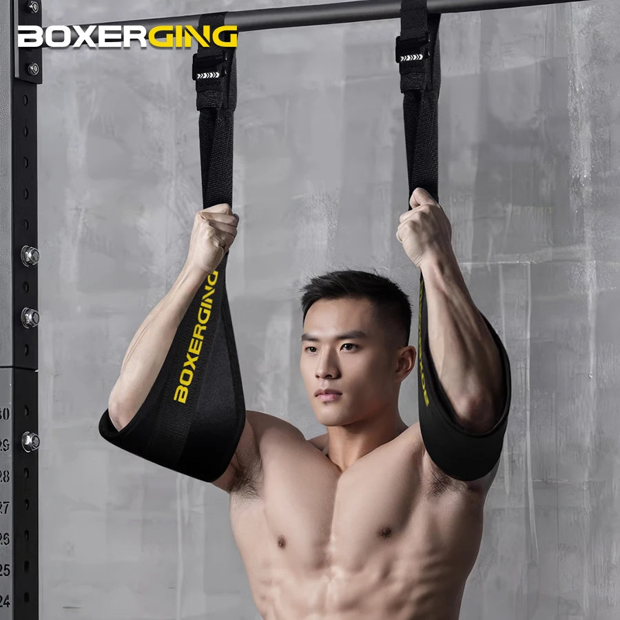 1 Pair Fitness Abdominal Muscle Belt Hanging AB Sling Straps Hanging Pull-Ups Training Horizontal Bar Gym Muscle Training Belt Zen Fit Plus