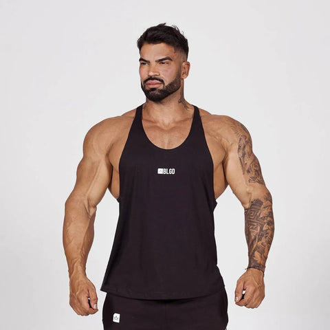 New Mens cotton tank tops gym fitness muscle sleeveless shirt Male printing Undershirt basketball bodybuilding sports vest men Zen fit plus