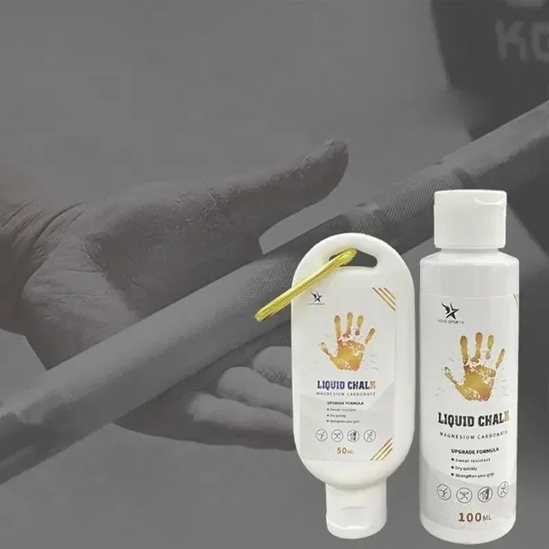 NEW 50/100/200ml Liquid Chalk Sports Magnesium Powder Fitness Weight Lifting Anti Slip Cream Grip Weight Lifting Climbing Gym - Zen Fit Plus