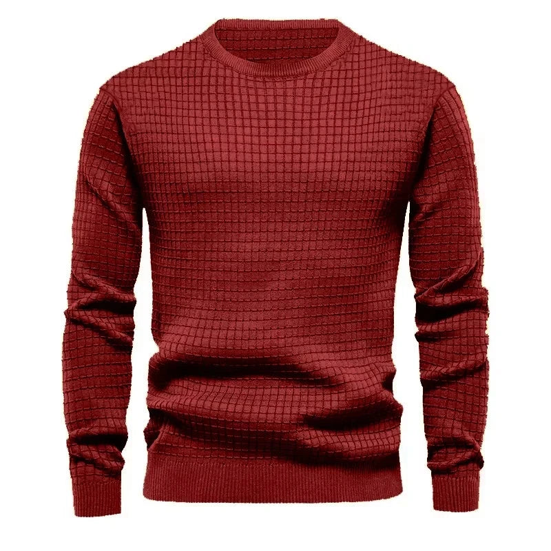 New Men's Crew Neck Sweatshirts Solid Color Large Sweatwear Spring Outdoor Jogging Tops Zen Fit Plus