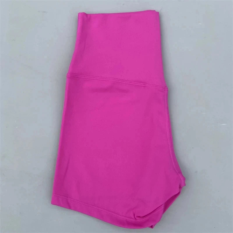 Solid Color tight Women Fitness Sport Short High Waist Yoga Short Legging Squatting Proof Comprehensive Training Jog AthletiC Zen fit plus