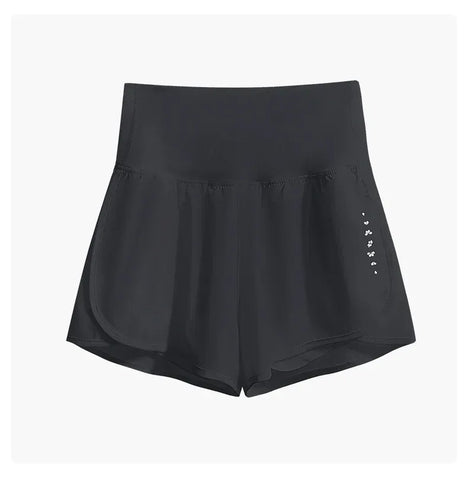 DRUR Running Short Women Gym Shorts 2 in 1Elastic Waist Shorts With Pocket Female Tennis Sportswear Fitness Clothes Jogger Pant - Zen Fit Plus