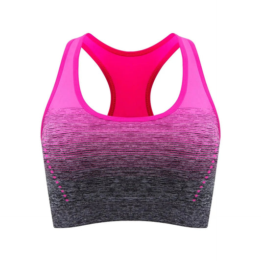 Seamless Sports Bra, Shock-absorbing, Steel Ring Free, Fashionable Vest, Breathable, Quick Drying Yoga Vest, Stress Free Fitness Zen fit plus