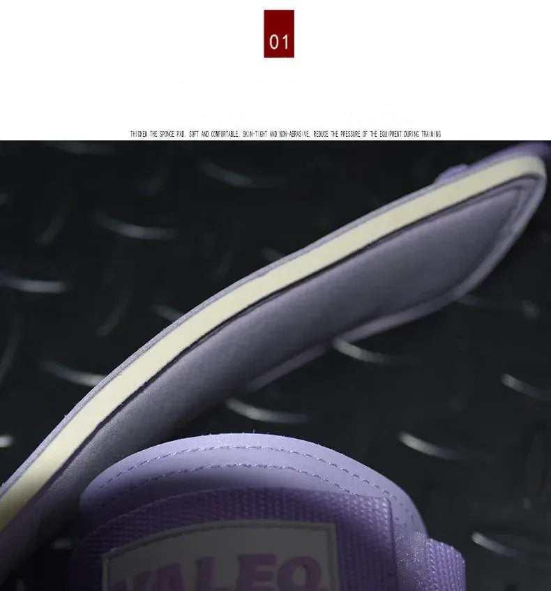 1Pcs Leather Fitness Ankle Straps Adjustable D-Ring Foot Support Cuffs Gym Leg Strength Workouts Pulley Buckle Sports Feet Guard - Zen Fit Plus