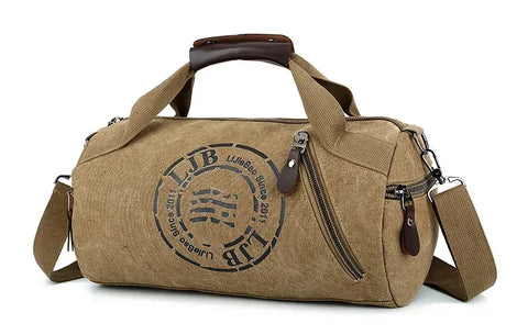 Male Canvas Sport Bag Durable Multifunction Handbag Men Training Gym Bags Women Fitness Shoulder Bag Outdoor Sporting Backpack - Zen Fit Plus