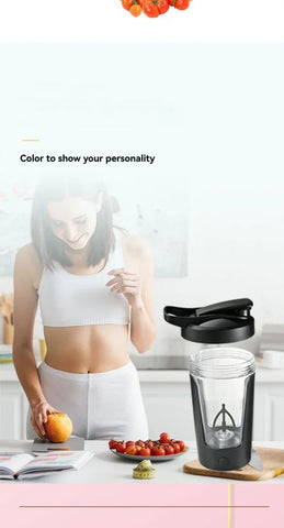 Electric Protein Shaker Bottle Mixing cup Automatic Self Stirring Mug Coffee Milk Cup Portable Blender Sports Fitness Kettle 35 - Zen Fit Plus
