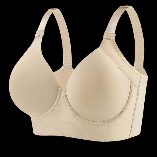 Western sizes of underwear  with steel rims, gathered together to prevent sagging, sporty and beautiful back, deep V-bra Zen Fit Plus