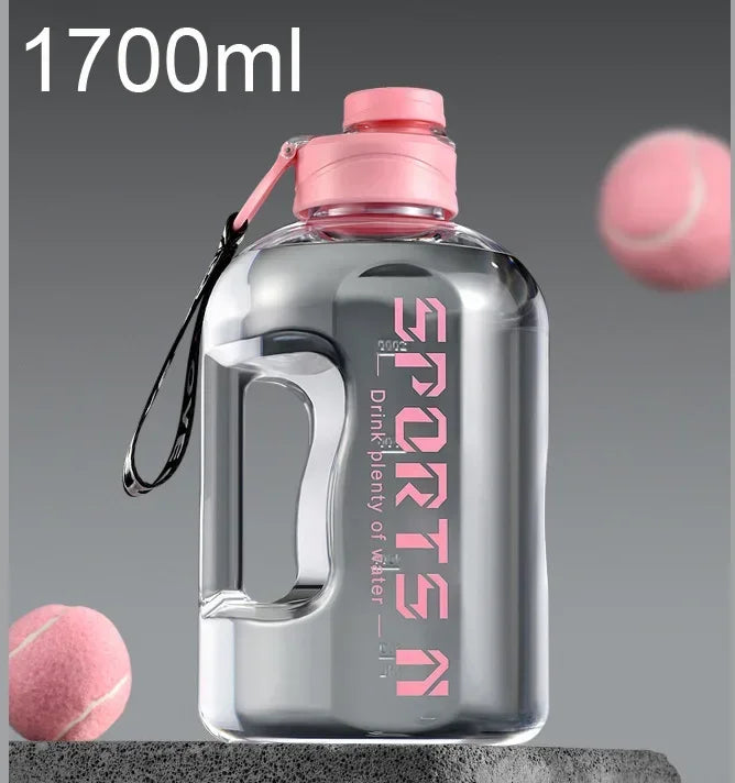 1L UP To 5L Gym Cycling Bottle Cup Outdoor Sport Large Capacity Water Bottle Kettle Fitness BPA FREE Scale Drink Bottle for Men Zen fit plus