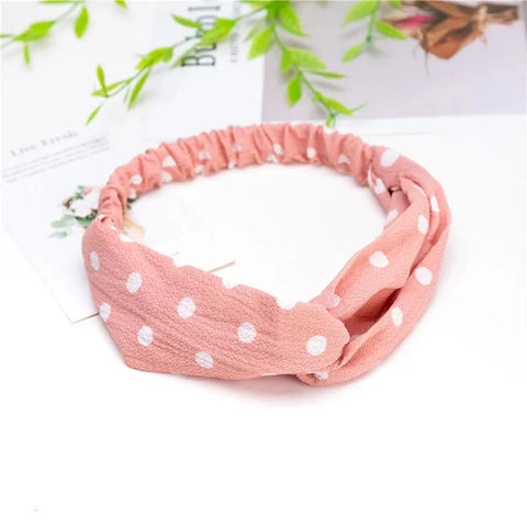 Fashion Women Girls Summer Bohemian Hair Bands Print Headbands Vintage Cross Turban Bandage Bandanas HairBands Hair Accessories Zen Fit Plus