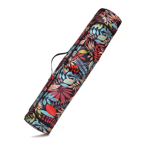 Printed Yoga Bag Exercise Mat Bag Yoga Pilates Mat Backpack Fitness Dance Gym Mat Cover Exercise Backpack Zen fit plus