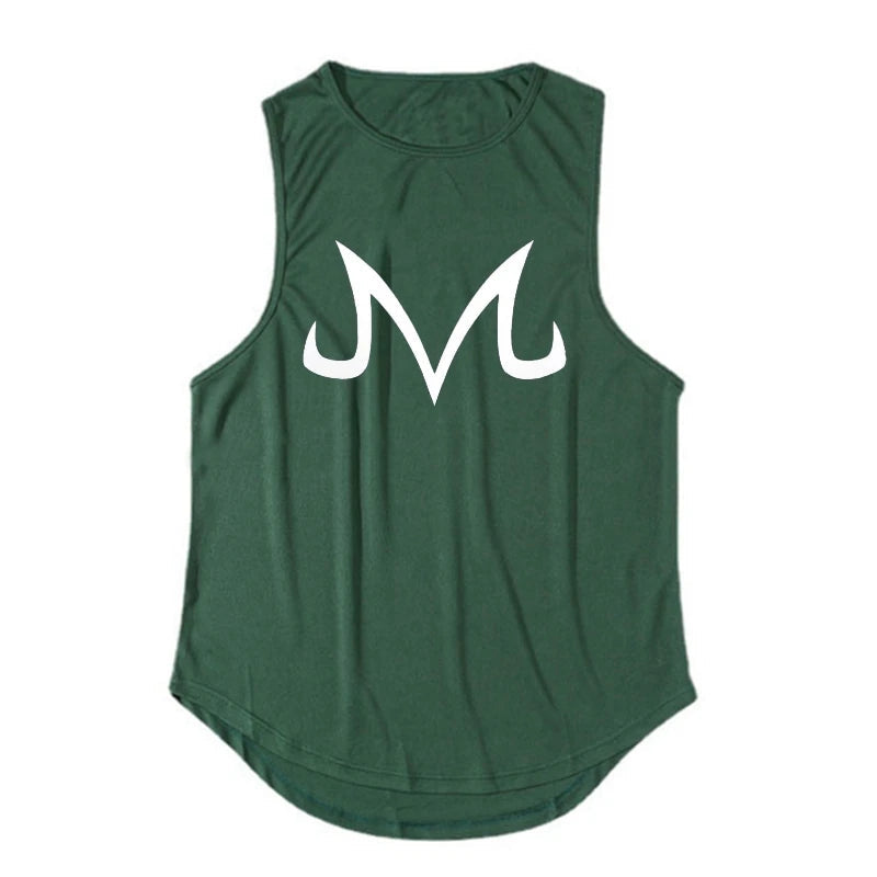 Summer Fitness Sports Tank Top Men's Breathable Loose Fit Training Sleeveless T-shirt Quick Drying vest Anime ZT Clothing Zen fit plus