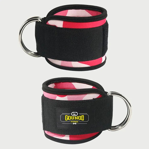 2PC/3PC GOUNOD Fitness Ankle Strap Adjustable D-Ring Support Cuffs Gym Leg Strength Exercise Pulley With Buckle Sport Guard Safe - Zen Fit Plus