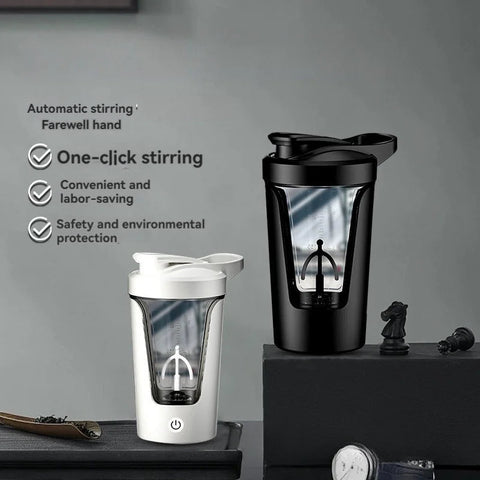 Electric Protein Shaker Bottle Mixing cup Automatic Self Stirring Mug Coffee Milk Cup Portable Blender Sports Fitness Kettle 35 Zen fit plus