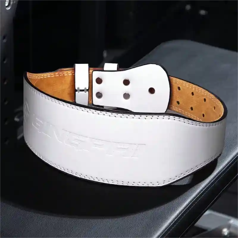 10cm Width Fitness Leather Belt Squat Hard Pull Waist Training Sports Waist Protective Gear Weightlifting Fast Buckle Belt Zen Fit Plus