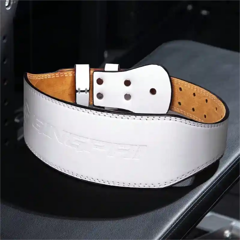 10cm Width Fitness Leather Belt Squat Hard Pull Waist Training Sports Waist Protective Gear Weightlifting Fast Buckle Belt Zen Fit Plus