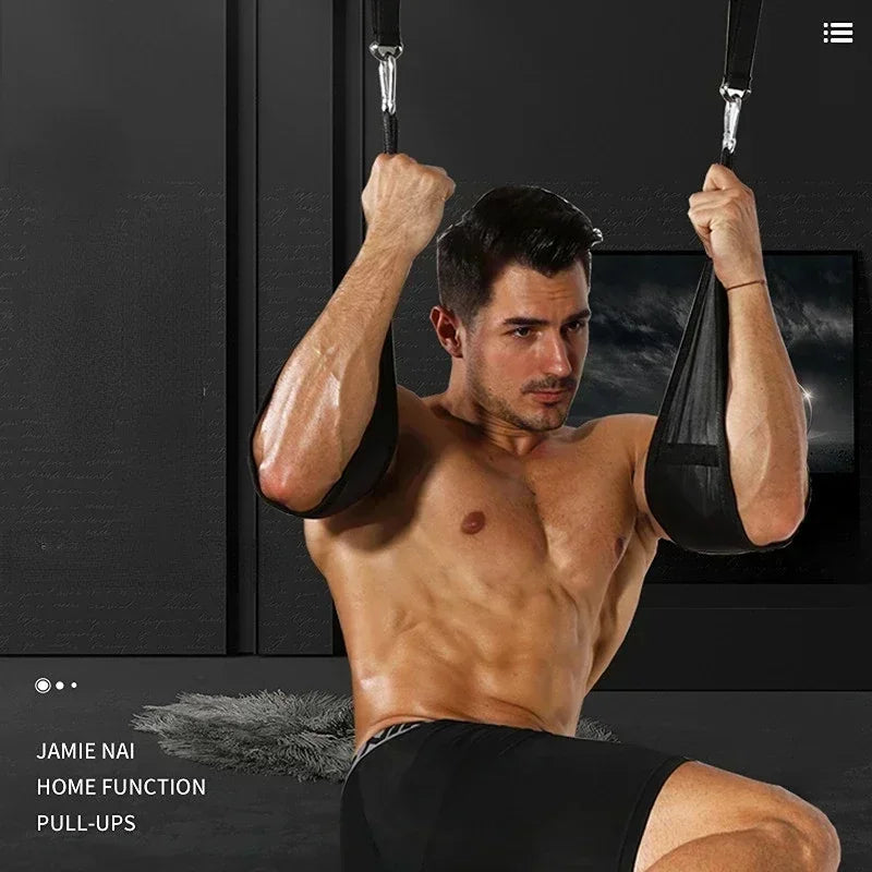 Fitness AB Sling Straps Suspension Rip-Resistant Heavy Duty Pair for Pull Up Bar Hanging Leg Raiser Home Gym Fitness Equipment Zen Fit Plus