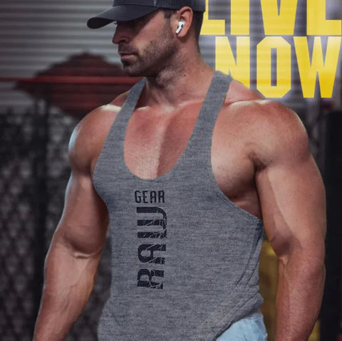 2023 new mens cotton tank tops shirt gym fitness vest sleeveless male casual bodybuilding sports man Workout clothes clothing Zen fit plus