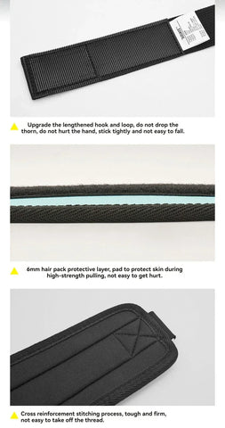 Adjustable Padded Ankle Wrist Cuffs Padded Straps D-Ring Glute Kickback for Cable Machine, Ideal for Glutes Exercises - Zen Fit Plus