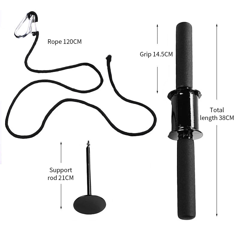 Wrist Forearm Blaster Arm Muscle Strength Trainer Exerciser Forearm Roller with Hand Grip Fitness Equipment Home Gym Workout Zen fit plus