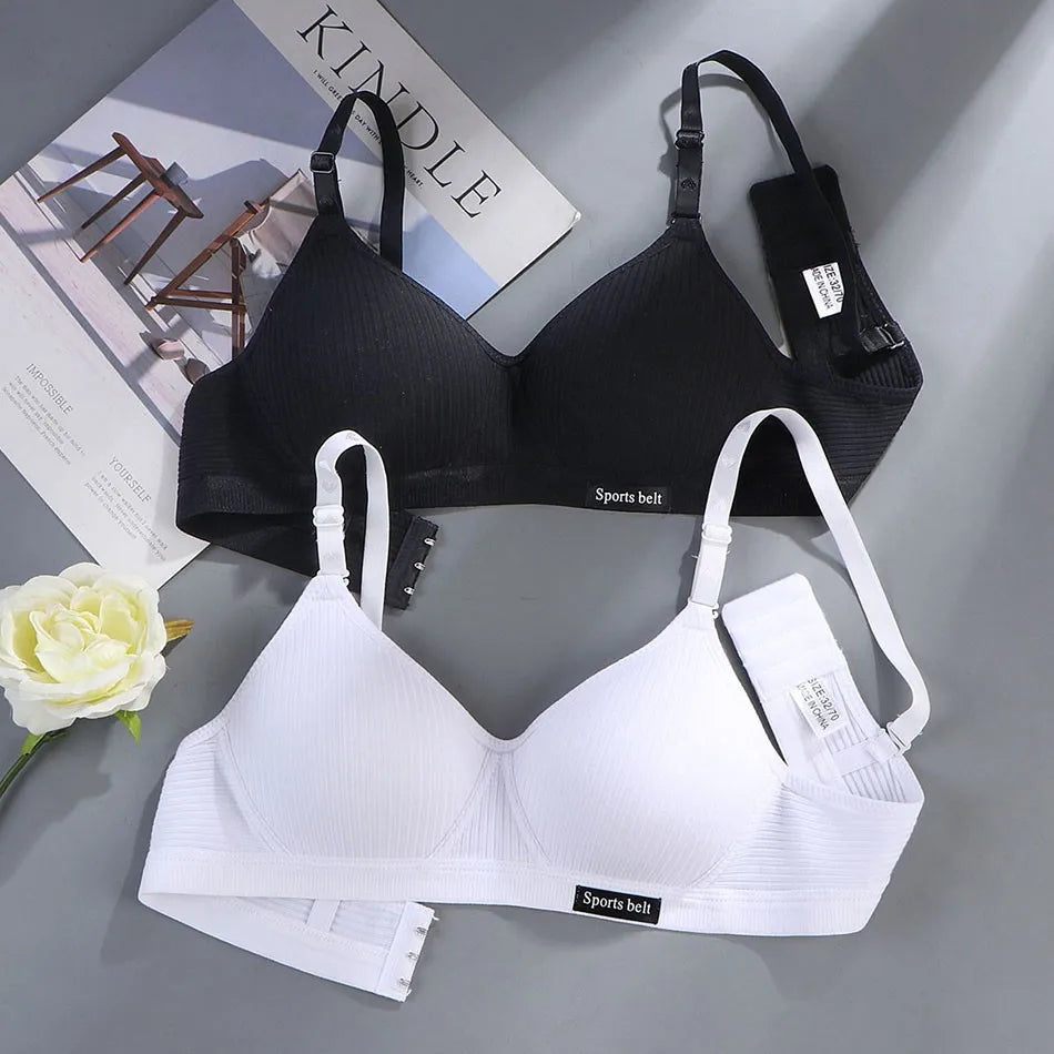 Sport Underwear for Teens Seamless Girl No Underwire Training Bra Soft Skin-Friendly School Girl Small Size Bra Clothing Zen fit plus