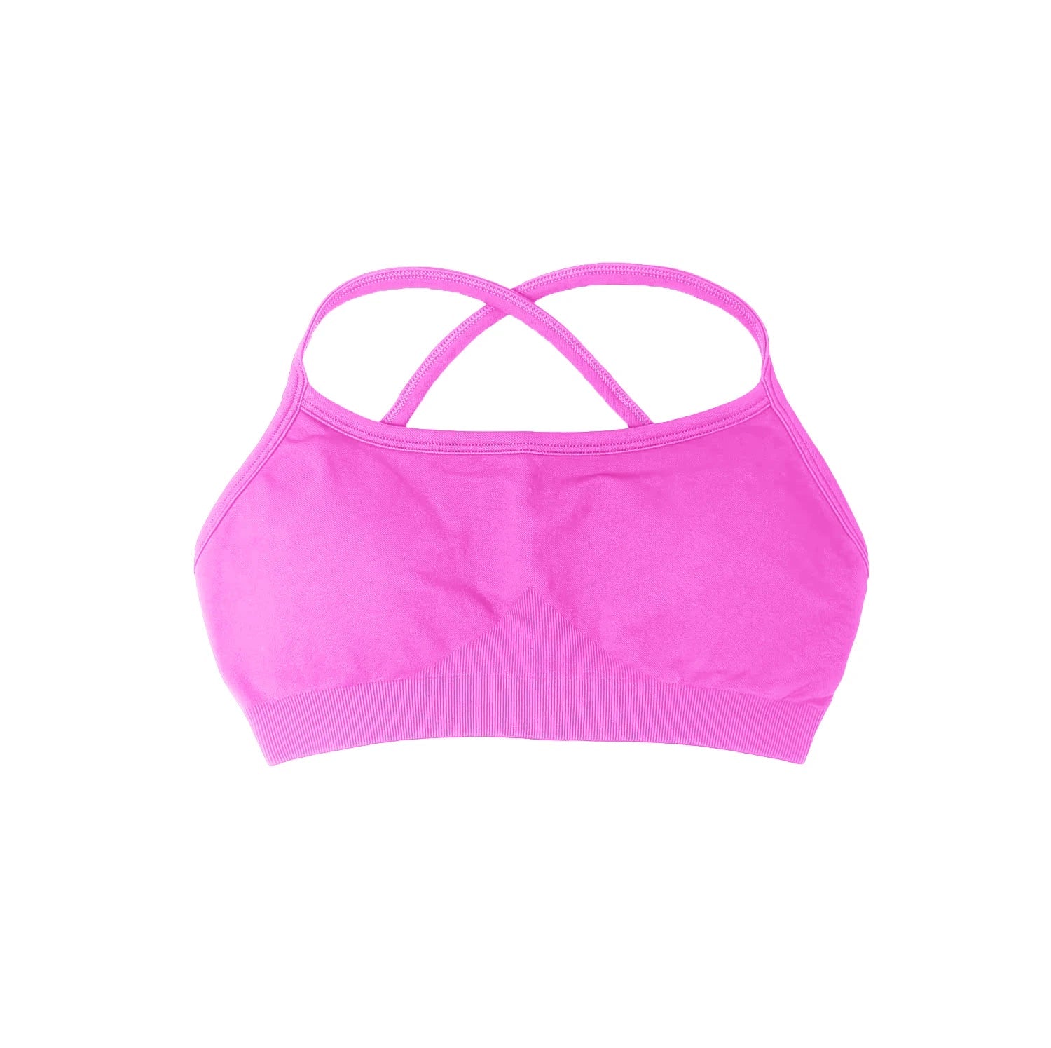 NCLAGEN Sports Bra Seamless Yoga Top Women Fitness Article Gym Active Wear Back Cross Workout Push-up Fitness Running Underwear Zen Fit Plus