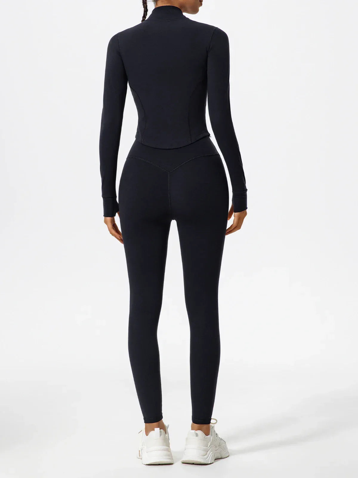 Hearuisavy Ultra-Soft Fabrics Casual Tight Sports Jackets Women Zipper Yoga Clothes Female Quick-Dry Long Sleeve Sportswear - Zen Fit Plus