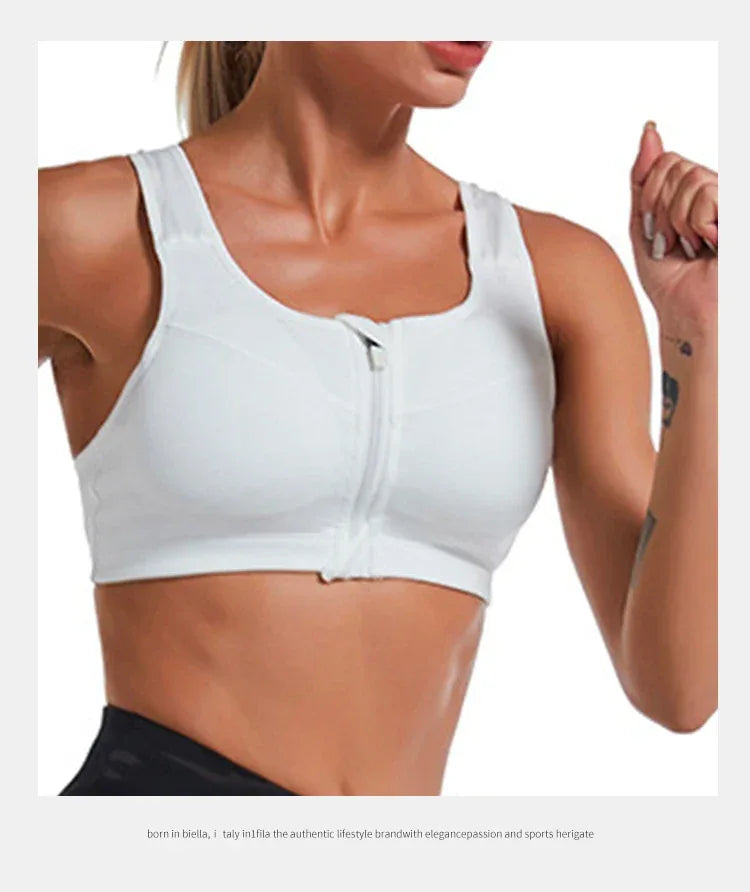 Yoga Fitness Bra Shock-absorbing Sports Bra Breathable and Quick Drying Training Running WOMEN'S Underwear - Zen Fit Plus