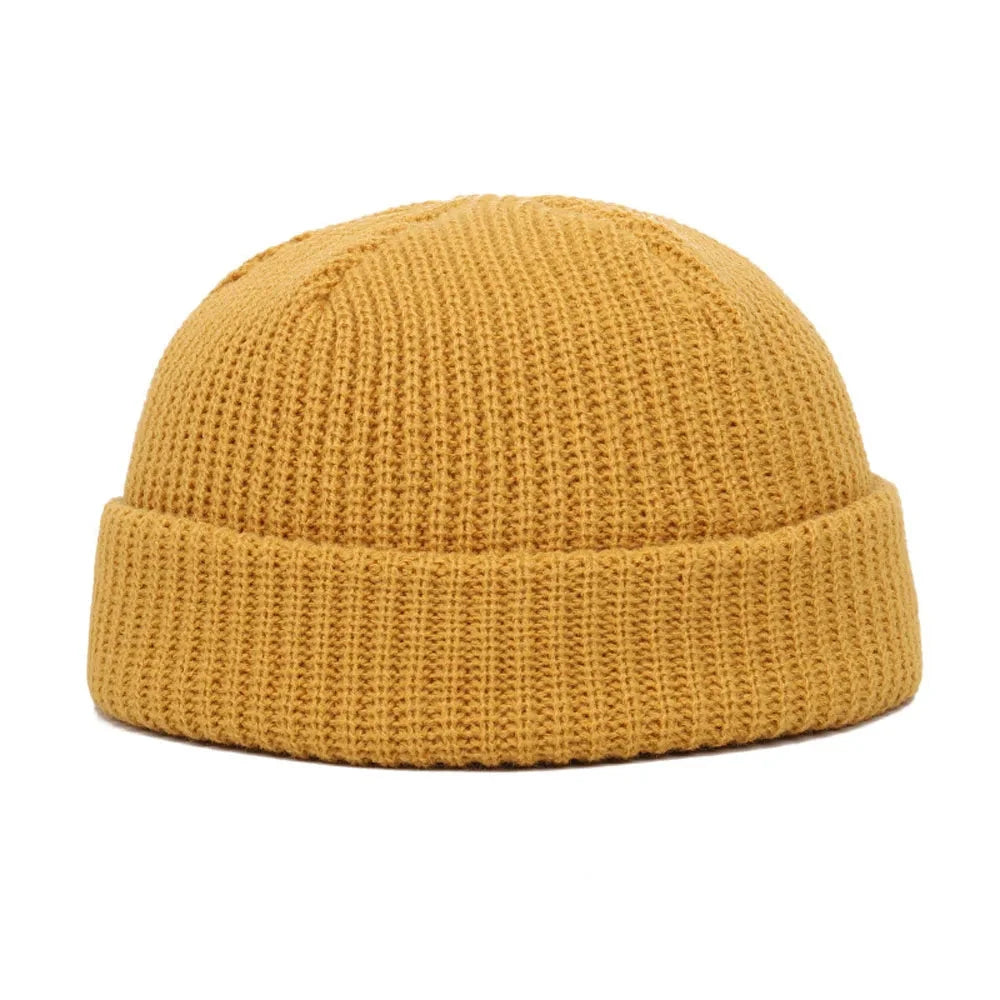 Winter Warm Beanies Casual Short Thread Hip Hop Hat Adult Men  Female Wool Knitted Skull Cap Elastic  Unisex Zen Fit Plus