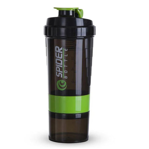 3 Layers Shaker Protein Bottle Powder Shake Cup Large Capacity Water Bottle Plastic Mixing Cup Body-Building Exercise Bottle Zen fit plus