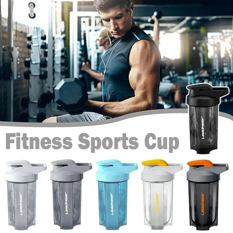 500ML Portable Protein Shaker Cups Leak Proof Water Bottle For Gym Fitness Training Sports Shaker Drink Bottle Kitchen Drinkware Zen fit plus