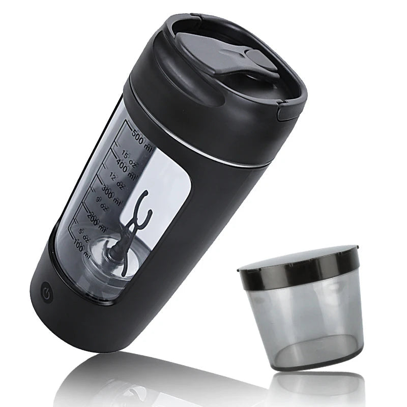 USB Electric Protein Shaker Bottle Portable 1200mAh Rechargeable Blender Cup Multipurpose 650ml Mixing Cups for Fitness Workout Zen fit plus