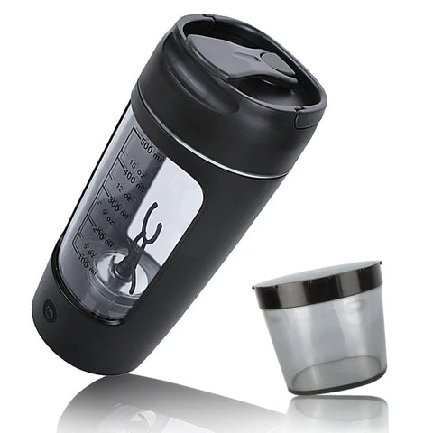 USB Electric Protein Shaker Bottle Portable 1200mAh Rechargeable Blender Cup Multipurpose 650ml Mixing Cups for Fitness Workout Zen fit plus