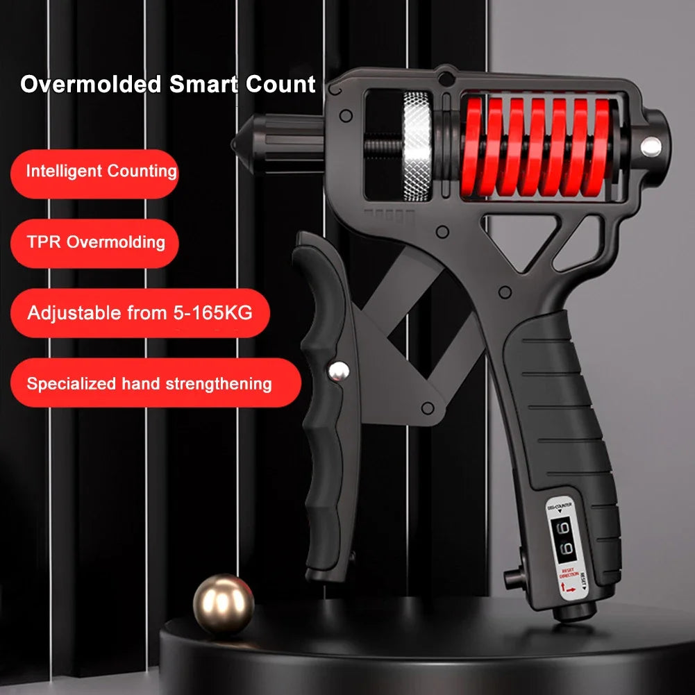 Hand Grip Strengthener Hand Gripper Nonslip Grip Strength Trainer Adjustable Resistance 5-165KG for Strong Wrists Fingers Hands Zen Fit Plus