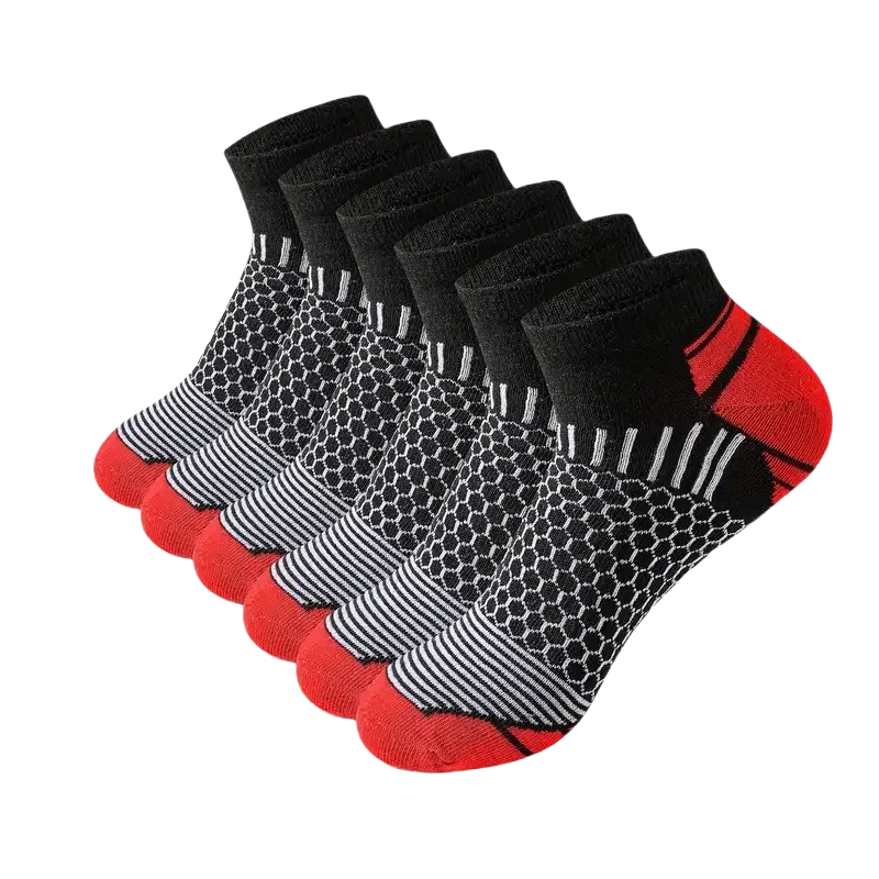 6/12 Pairs Colorful Men's Low Tub Socks Fashion Comfortable Autumn Classic Black Business Sock High-quality Men's Short Socks - Zen Fit Plus