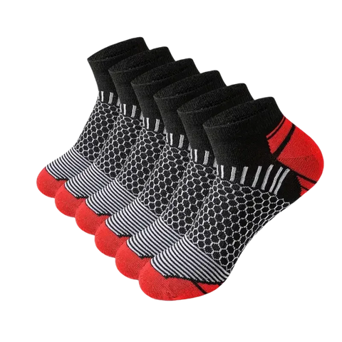 6/12 Pairs Colorful Men's Low Tub Socks Fashion Comfortable Autumn Classic Black Business Sock High-quality Men's Short Socks - Zen Fit Plus