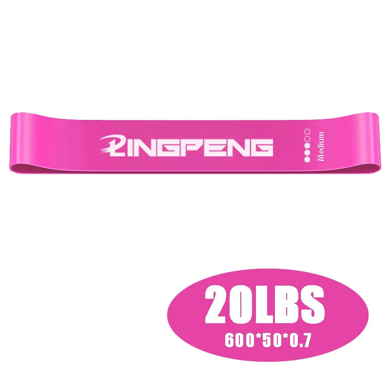 LINGPENG Resistance Band Set for Men and Women 5 Elastic Bands with Different Resistance Levels for Long Workouts Home Gym Zen fit plus
