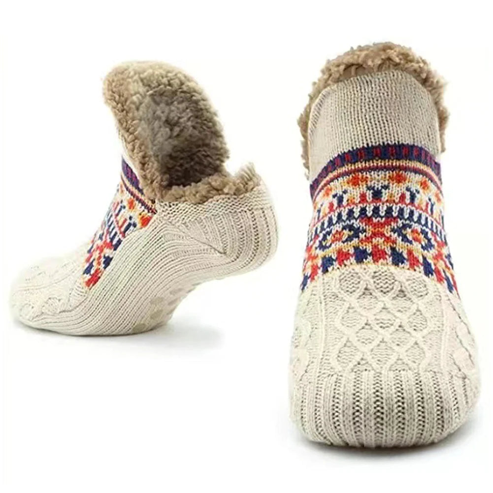 Winter Women Warm Men’s Socks Thickened Thermal Ski Non-slip Soccer Stockings Indoor Home Floor Slippers Sock for Christmas Zen fit plus