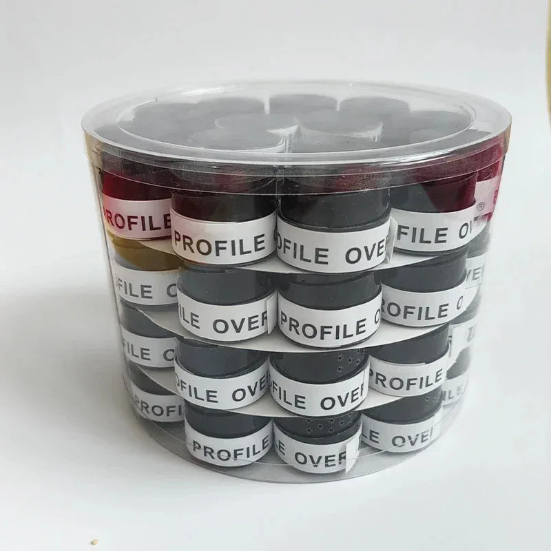 12Pcs Racket Overgrip Sweat Band Absorption Tennis Badminton Racket Hand Glue Tennis Grip Pu Non Slip Overgrip Fishing Rods Grip - Zen Fit Plus