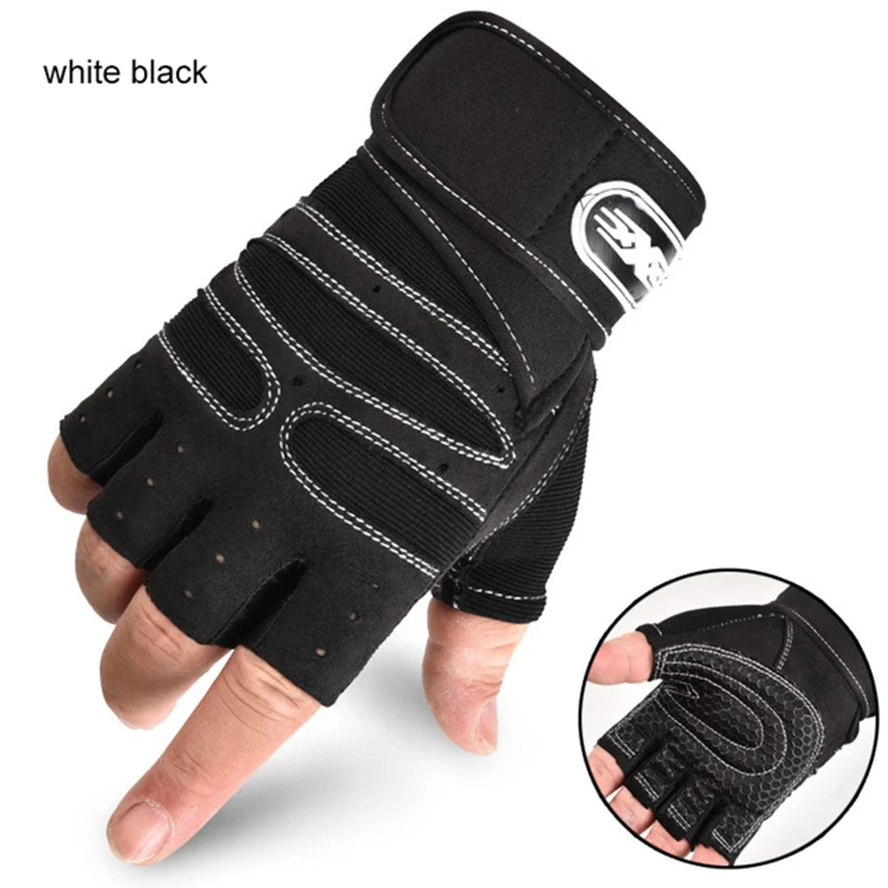 Workout Gloves for Men Women Half Finger Glove with Wrist Wrap for Sport Weight Lifting Training Bicycle Motorcyclist Gym Glove Zen Fit Plus