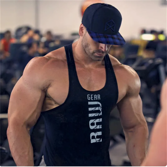 2023 new mens cotton tank tops shirt gym fitness vest sleeveless male casual bodybuilding sports man Workout clothes clothing Zen fit plus