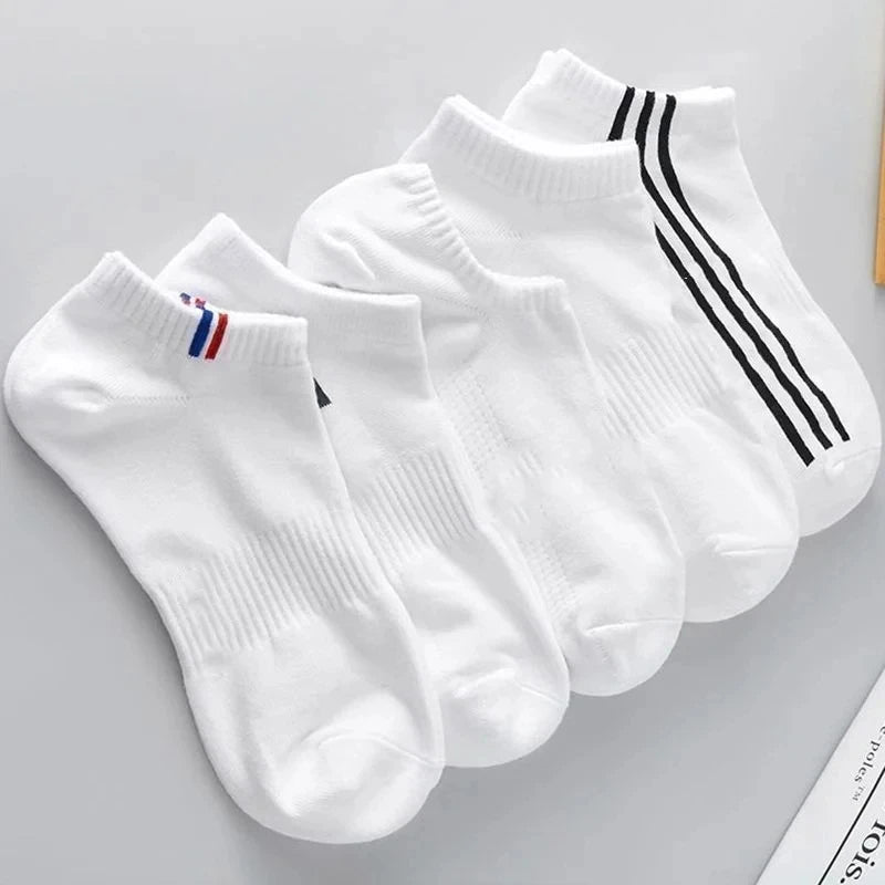 20/10/6/5/4/3/1pairs Men's Fashion Cotton Breathable Comfortable Ankle Socks, Men's Summer Socks Zen fit plus