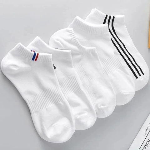 20/10/6/5/4/3/1pairs Men's Fashion Cotton Breathable Comfortable Ankle Socks, Men's Summer Socks Zen fit plus